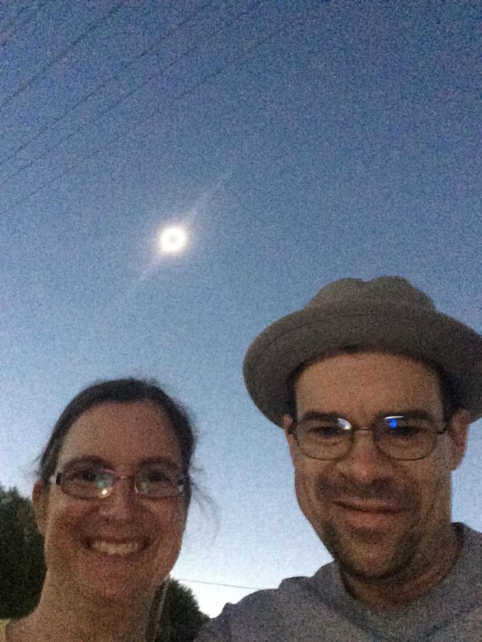 2017 solar eclipse totality selfie - Nick Broman
