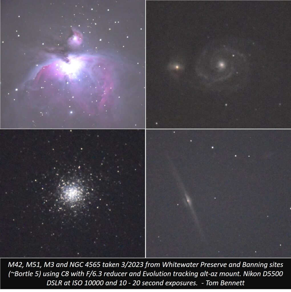four photos of various astronomical objects